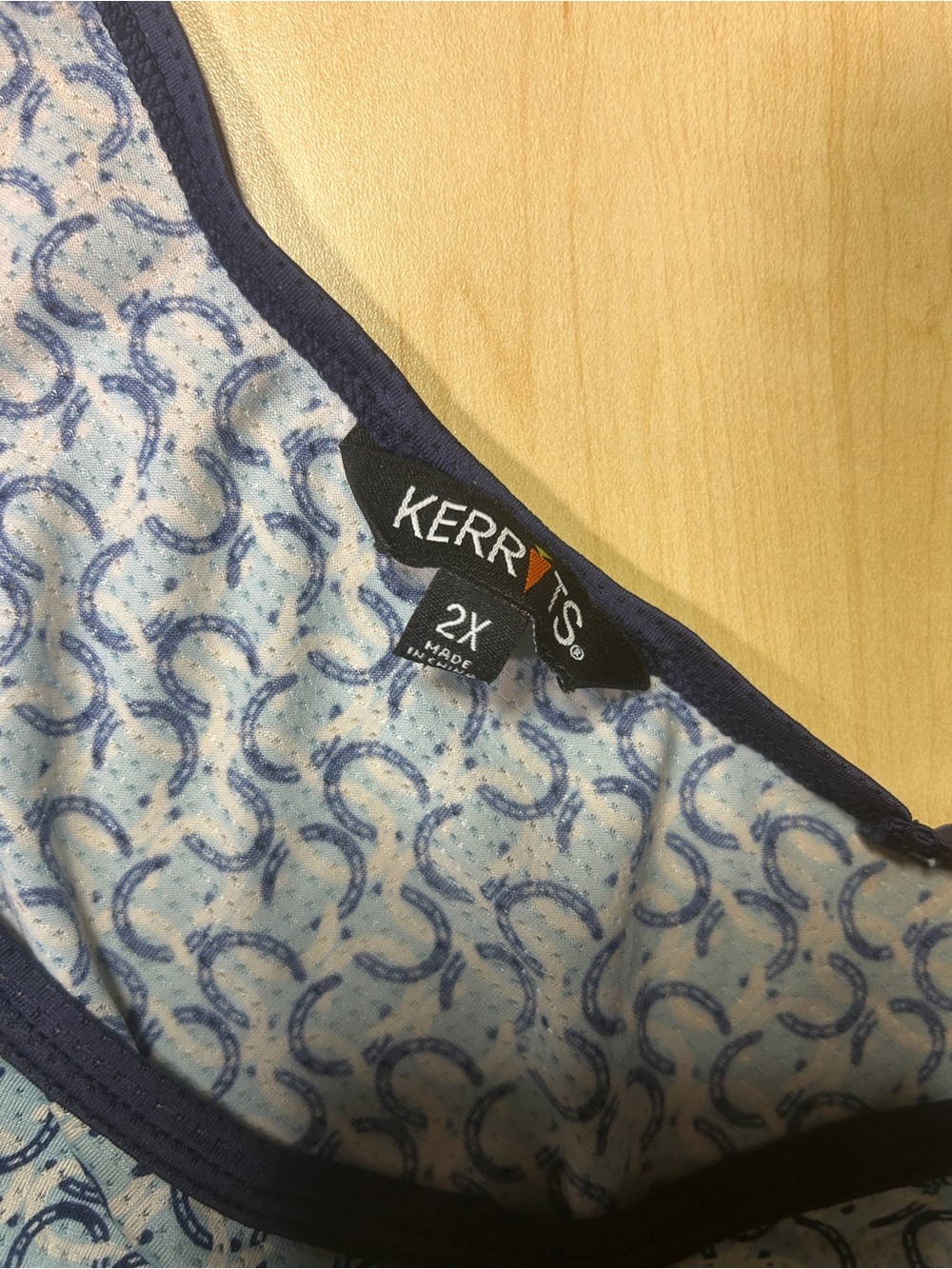 Kerrits Navy blue Ice Fil Riding Tank 2x Plus - Picture 3 of 4